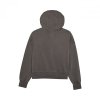 BLUZA Z KAPTUREM DAMSKA FOX WORDMARK OVERSIZED PEWTER XS